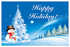 happy snowman